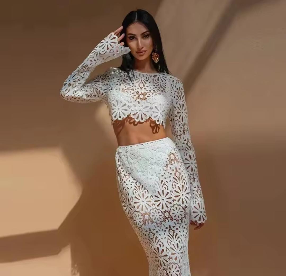 Women Top 2 Piece Long Sleeve Top Slim Suit S-10277158 Women Top 2 Piece Long Sleeve Top Slim Suit S-10277158