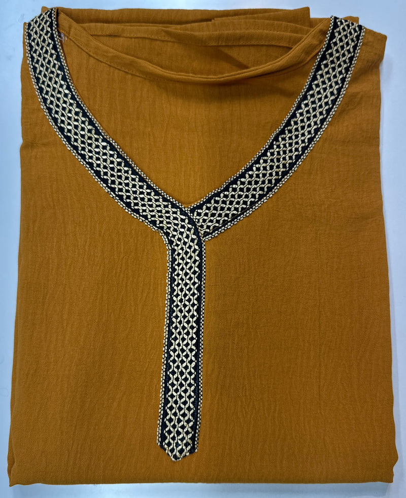 Women’s Fashion Kuwaiti Kaftan 7043 - TUZZUT Qatar Online Shopping