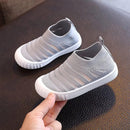 Summer and Autumn Girls Flying Woven Mesh Breathable Comfortable Flat Casual Cute Girl Shoes   S5076318 - TUZZUT Qatar Online Shopping
