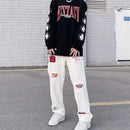 Mens Jeans Pant Vibe Patch Embroidery S4971977 - TUZZUT Qatar Online Shopping
