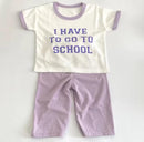 Children Summer T-shirts+Pants 2 Piece Sets   1672534 - TUZZUT Qatar Online Shopping