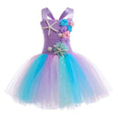 Cute Mermaid Tutu Dress with Coral Starfish Appliques Off Shoulder Fancy Princess Dress Toddler Birthday Party Puffy Gown    S3686371 - TUZZUT Qatar Online Shopping