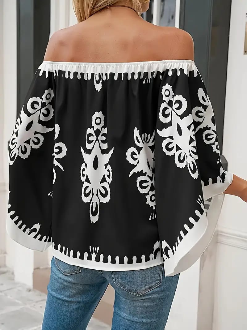 women's summer shoulder short sleeve Dress  162013 - TUZZUT Qatar Online Shopping