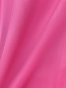 Loose Flower Shape Solid Color Stand Collar Lantern Sleeves Maxi Dresses 126174 - TUZZUT Qatar Online Shopping