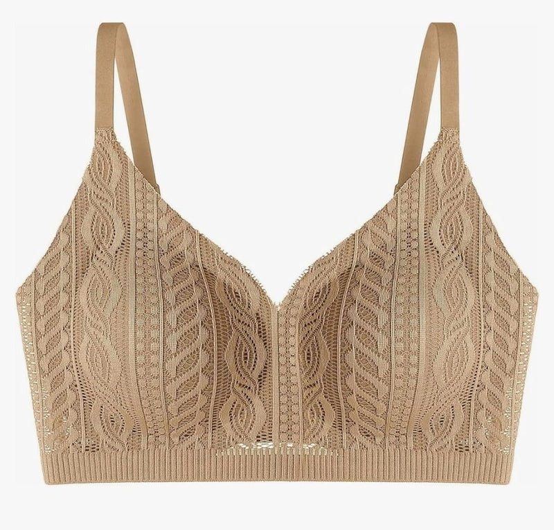 Seamless Push Up Bra for Women Comfortable Ribbed Knit Wireless Bra  B8815 - TUZZUT Qatar Online Shopping