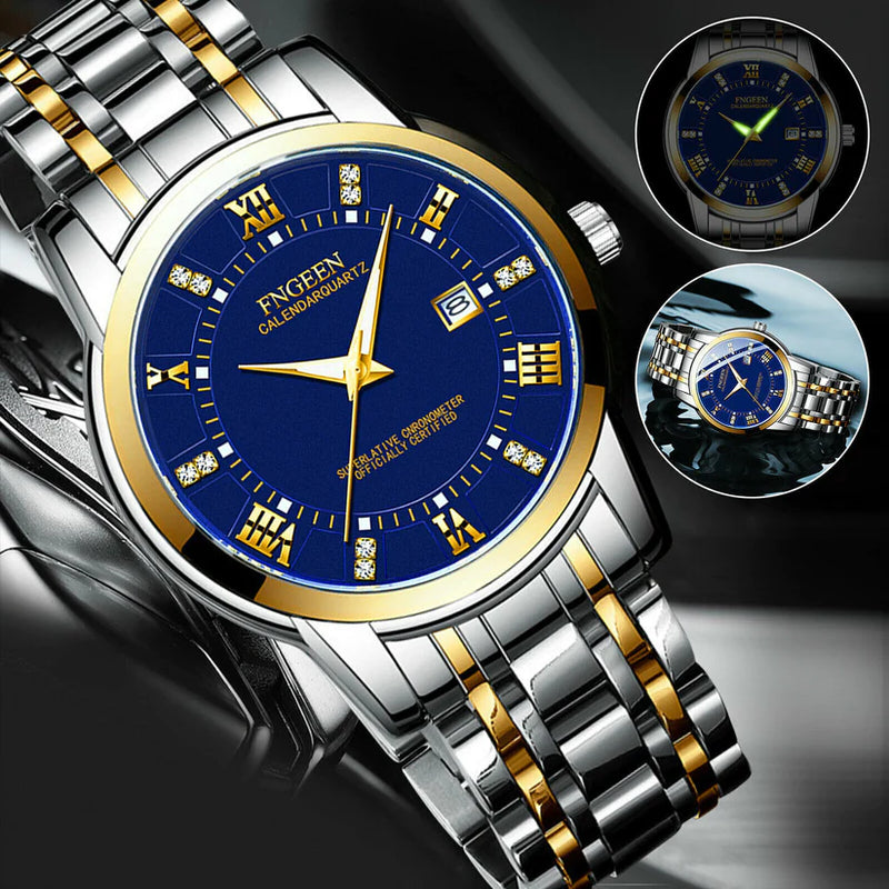 Stainless Steel Watch Quartz Luminous Classic Watch For Men X4326762