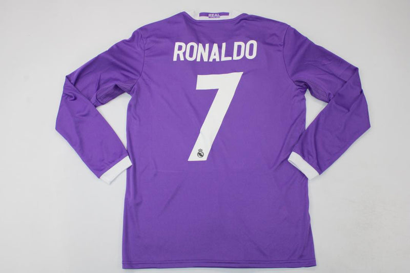Real Madrid Away Long-Sleeve Football Shirt   62761 - TUZZUT Qatar Online Shopping