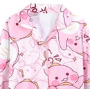 Pajamas for Kids Anime Girls Boy Long Sleeve Pants Cartoon Homewear 472567 - TUZZUT Qatar Online Shopping