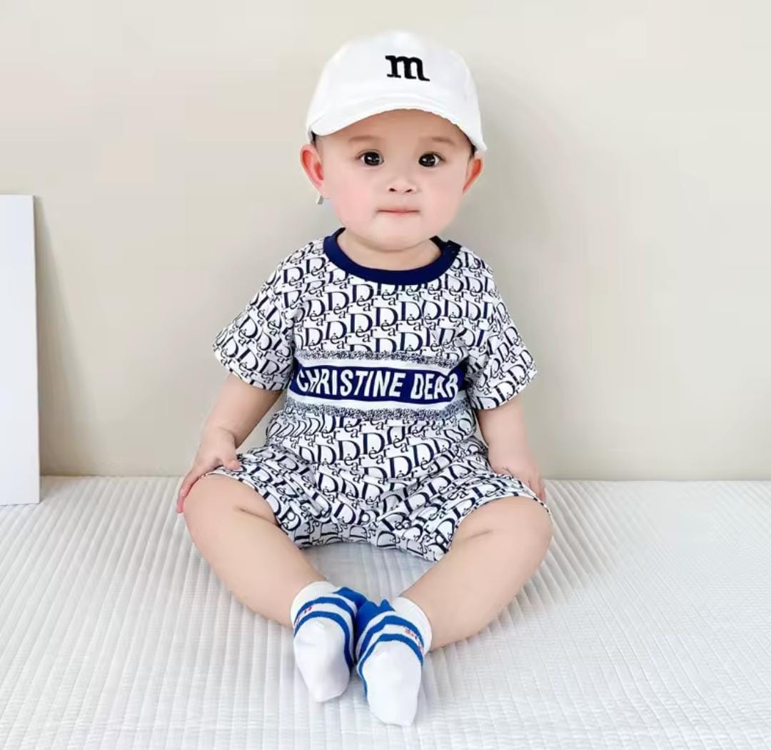Newborn Baby Short-sleeve Onesie Boys and Girls Romper 1699324 Newborn Baby Short-sleeve Onesie Boys and Girls Romper 1699324