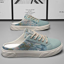 Men's Canvas Half Slippers Slip Casual Shoes     B416810 - TUZZUT Qatar Online Shopping