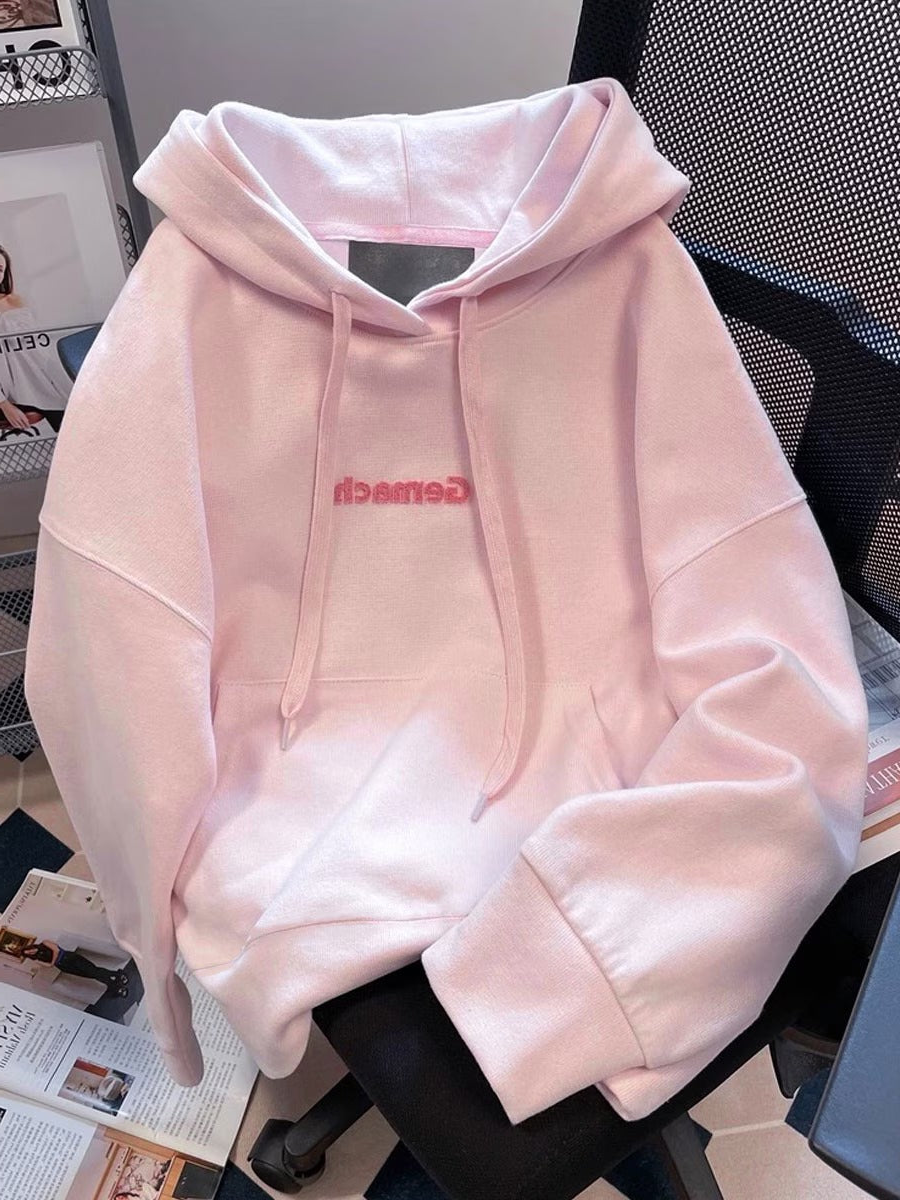 Women's Long Sleeve Solid Color Hoody - Size L - 489768 Women's Long Sleeve Solid Color Hoody - Size L - 489768