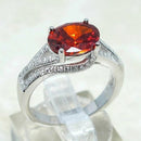 Love Rose Red Moissanite Ring FR363 - TUZZUT Qatar Online Shopping