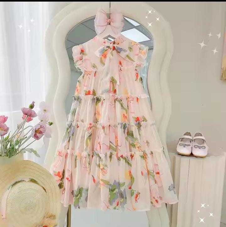 Girls Fairy Lace Tulip Sweet Princess Cake Children's Dress 556112 Girls Fairy Lace Tulip Sweet Princess Cake Children's Dress 556112
