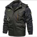 Winter Snow Mens Fleece Thick Warm Jacket S137060 XL - TUZZUT Qatar Online Shopping