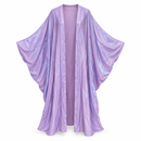 Women’s Lavender Shimmer Open-Front Batwing Abaya SDR 4027- One size