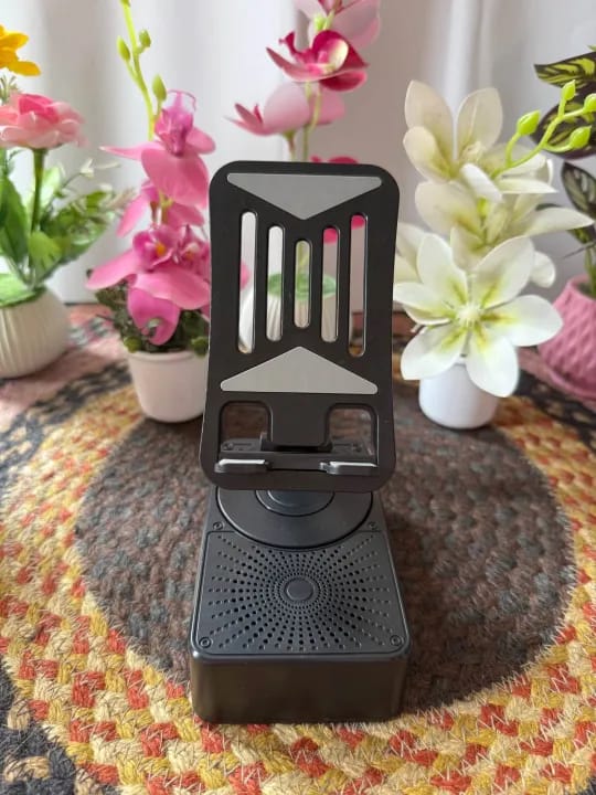 WYS-2301BT Foldable Mobile Phone stand with speaker Desk Holde WYS-2301BT Foldable Mobile Phone stand with speaker Desk Holde