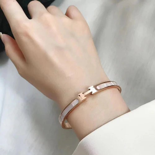 Mother of Pearl Bangle Bracelet H27 - TUZZUT Qatar Online Shopping