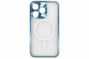 I PHONE 14PRO Magnetic Phone Case with Camera Protection Metallic Ice Blue MF 1974