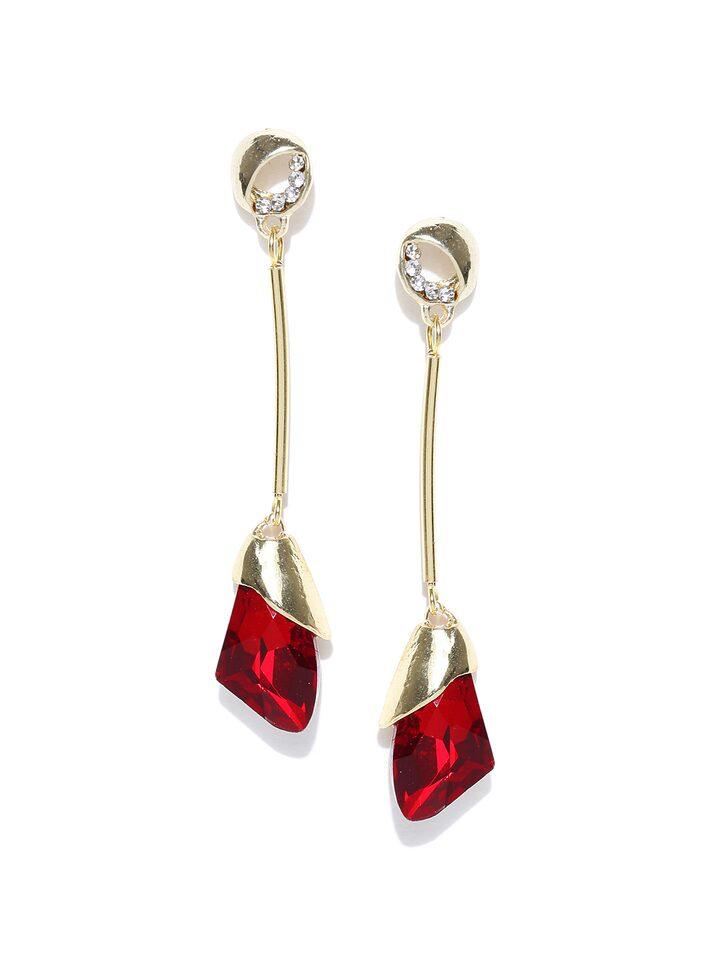Bride Long Dangle Earrings Crystal Water -S291579 Bride Long Dangle Earrings Crystal Water -S291579
