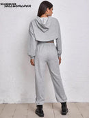 Sportswear Warm Outfits Autumn Winter Pullovers Two piece L 028075474 - Tuzzut.com Qatar Online Shopping