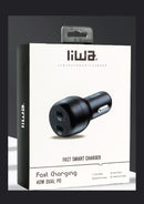 Liwa Dual PD Car Adapter 40W /CC108R - TUZZUT Qatar Online Shopping
