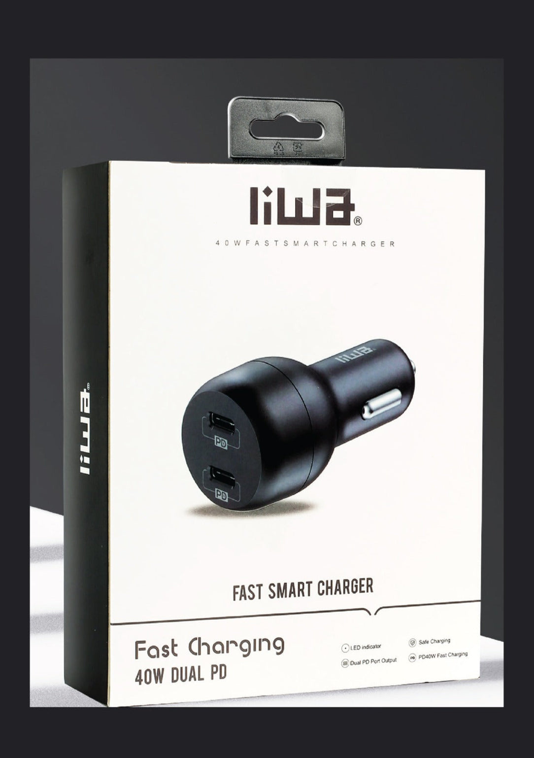 Liwa Dual PD Car Adapter 40W CC108R Liwa Dual PD Car Adapter 40W CC108R