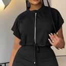 2 Pcs Women's Solid Color Pants Set S 429292 - TUZZUT Qatar Online Shopping