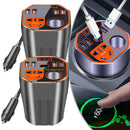 Car Power Inverter 12V/24V To Dc220V Converter Fast Car Power Converter Charger MS-9987 - TUZZUT Qatar Online Shopping