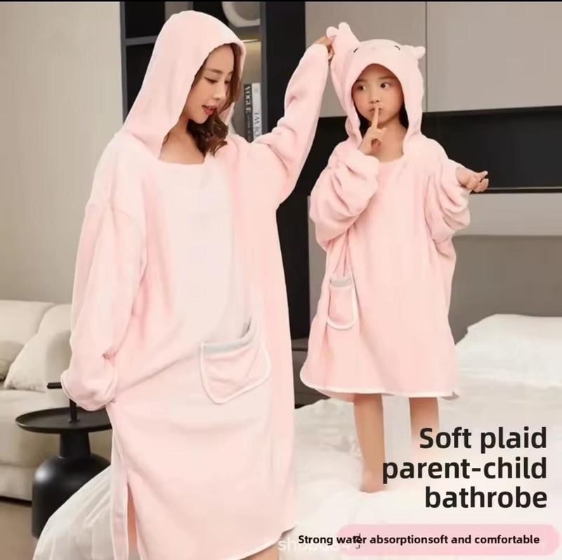 Quick Dry Large Size Adult Child Parent Bath Towel   B-162749 - TUZZUT Qatar Online Shopping