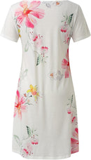 Simple Summer Dresses Womens Casual Floral Short Sleeve V Neck Flowy Flowing A Line Midi Dresses Plus Size Summer Dresses     S4984787 - TUZZUT Qatar Online Shopping