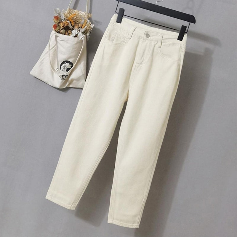 Women's Solid Color Jeans M 424367 Women's Solid Color Jeans M 424367
