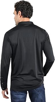 Men's Premium Solid Color Long Sleeve Polo Shirts S704101 Men's Premium Solid Color Long Sleeve Polo Shirts S704101