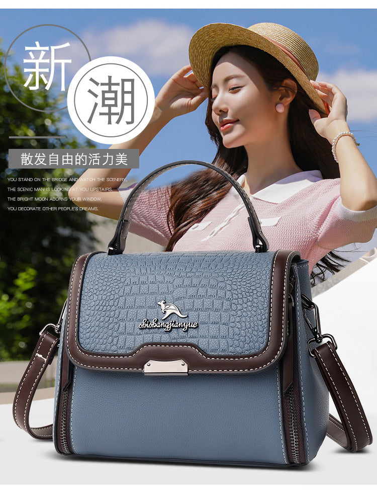 High Quality Leather Small Bucket Shoulder Bags for Women New Messenger Bags with Strap Designer Crossbody Bag B-21100 - Tuzzut.com Qatar Online Shopping