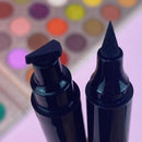 QIC Q614 Double Head Seal Black Eyeliner Long-lasting Waterproof Eye Liner S568311 - Tuzzut.com Qatar Online Shopping