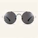 Men Top Bar Round Frame Sunglasses S4593609 - TUZZUT Qatar Online Shopping