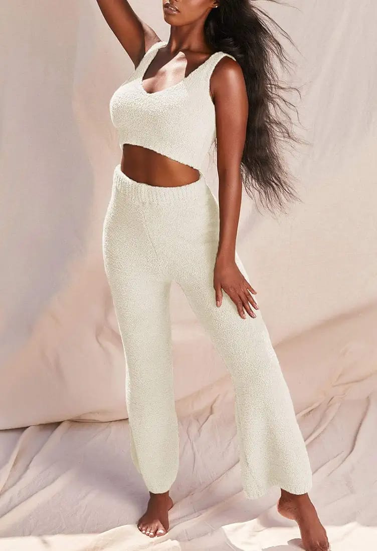 Women 2 Piece Open Front Long Tops Long Pants Sets B400107 Women 2 Piece Open Front Long Tops Long Pants Sets B400107