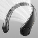 JisuLife Life3 Neck Fan - Wearable Hands - Free Bladesless Personal Fan - Black - TUZZUT Qatar Online Shopping