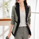 Women's Single Button Slim Fitting Blazer Pants Suit  B-59938 - TUZZUT Qatar Online Shopping