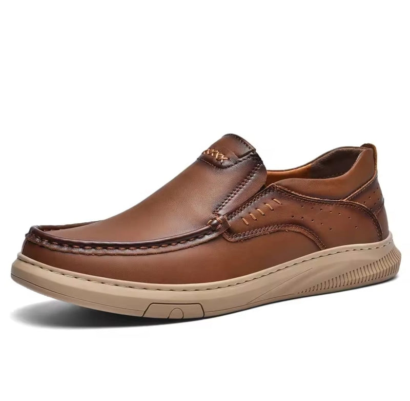 Comfortable Genuine Leather Loafers 7012360 - TUZZUT Qatar Online Shopping