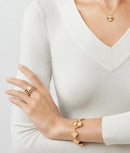 Sterling Silver Zircon Wide Kaleidoscope Ring Women's Fashion Temperament Luxury Brand High-end Jewelry S860987 - Tuzzut.com Qatar Online Shopping