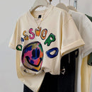 Women's Long Sleeve Tie Dye/Splash-ink T-Shirts 527113 - TUZZUT Qatar Online Shopping