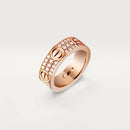 LOVE Ring Rose Gold Diamonds DN2041 - TUZZUT Qatar Online Shopping