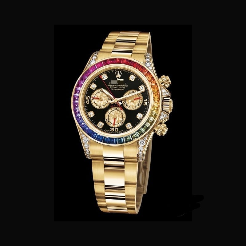 Luxury Daytona Rainbow Watch W0077 - TUZZUT Qatar Online Shopping
