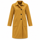 Women’s Button-Front Winter Coat WCM96331 -M