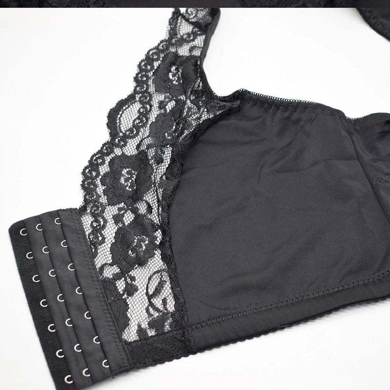 Women's Front Closure Bra Seamless Lace Bra 50720 - TUZZUT Qatar Online Shopping