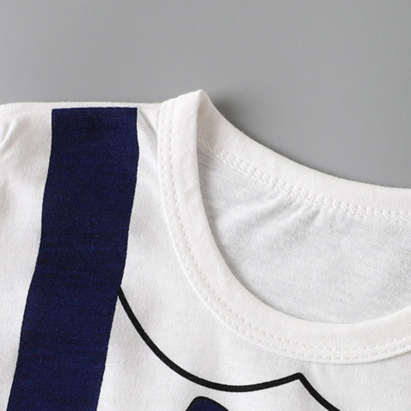 Baby Round Neck Short Sleeve Casual Jumpsuit 1615656 - TUZZUT Qatar Online Shopping