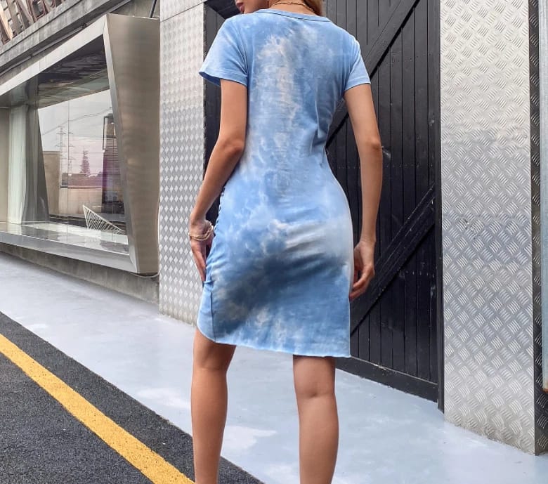 Women T Shirt Short Sleeve Mini Dress S486210 Women T Shirt Short Sleeve Mini Dress S486210