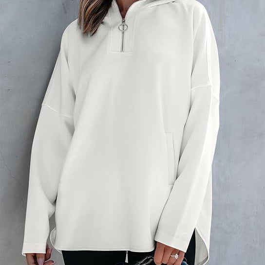 New Oversized Sweatshirt For Womens Winter Hoodie B66406 - TUZZUT Qatar Online Shopping