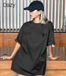 Women's Loose Short Sleeve Loose Fit T-shirt   S5119326 - TUZZUT Qatar Online Shopping