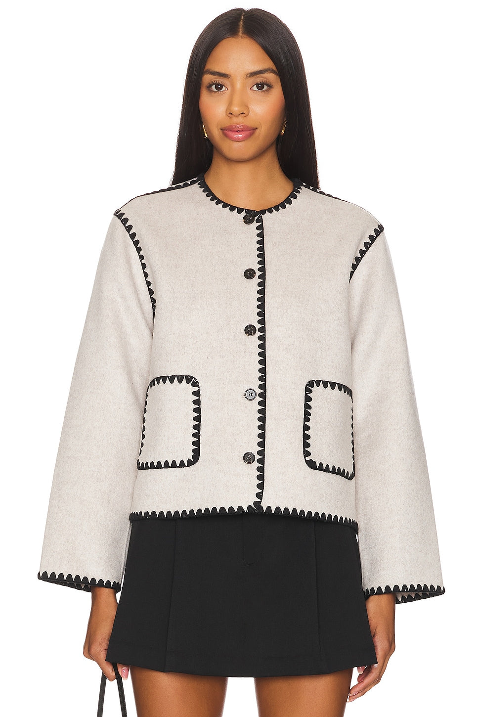 Women's Oversized Button Knit Sweater Coat B382569